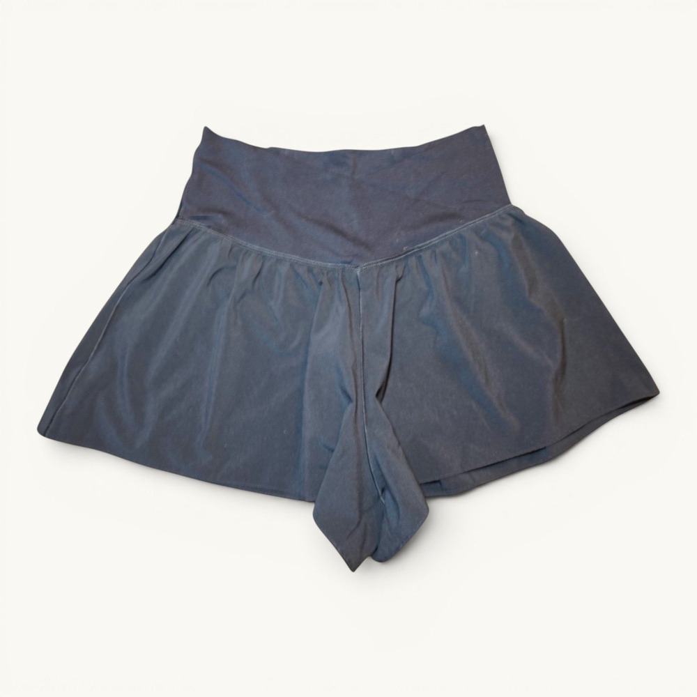 Aerie Real Me Crossover Flowy Shorts Black M